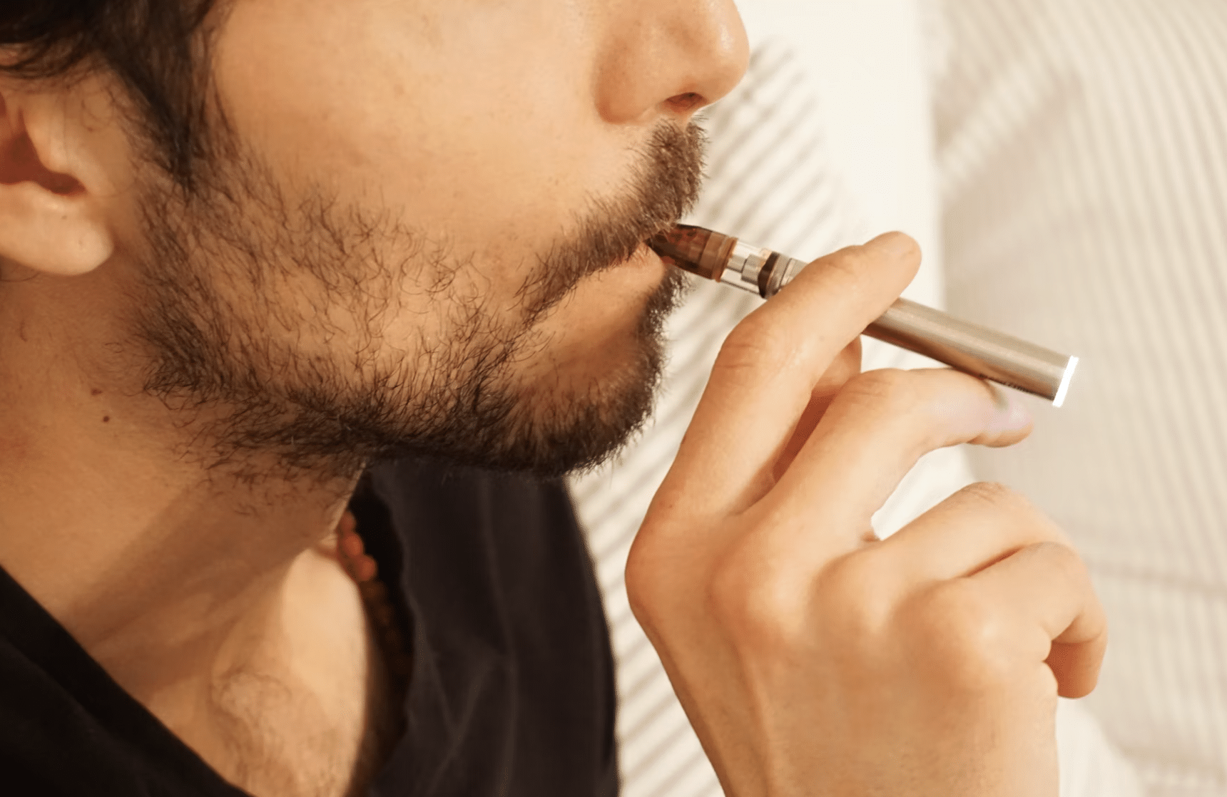 man smoking