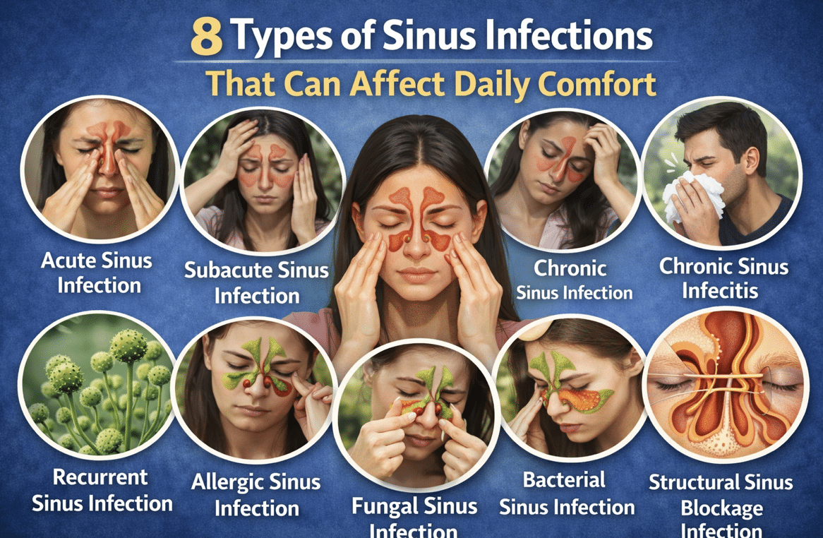 8 Types of Sinus Infections That Can Affect Daily Comfort