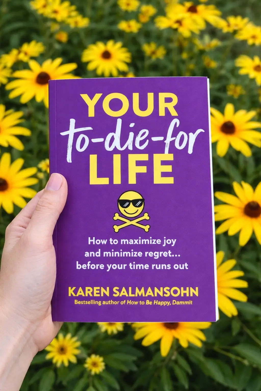 book cover lots of yellow flowers