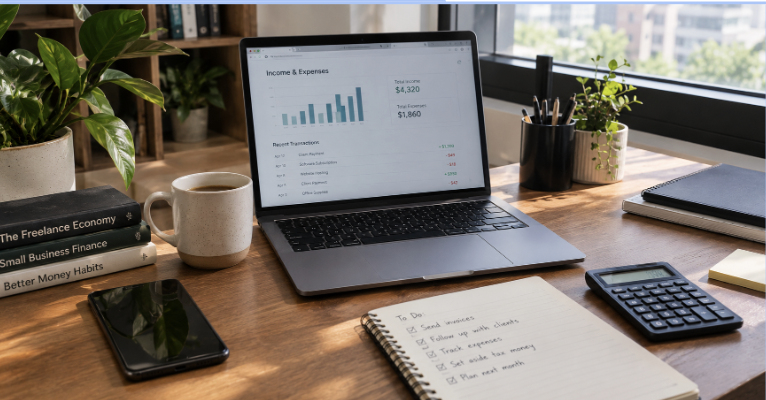 Going Self-Employed Without Going Broke: The Money Admin Behind a Service Business
